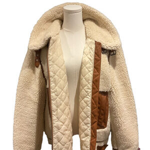 NWT - Levi’s faux shearling jacket